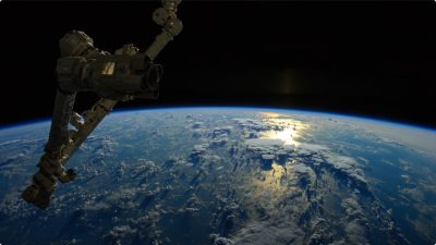 NASA国际空间站的实时 4K 地球日出素材 7