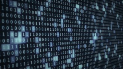 二进制代码滚动 4K视频素材 15