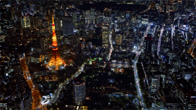 日本4k超清风景视频下载 4K演示片源城市夜景 HDR 60fps 7