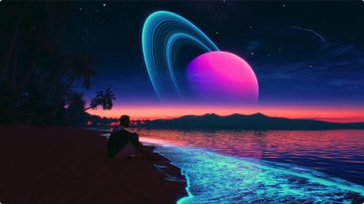 4k电视演示片源【土星 梦幻海滩】 17