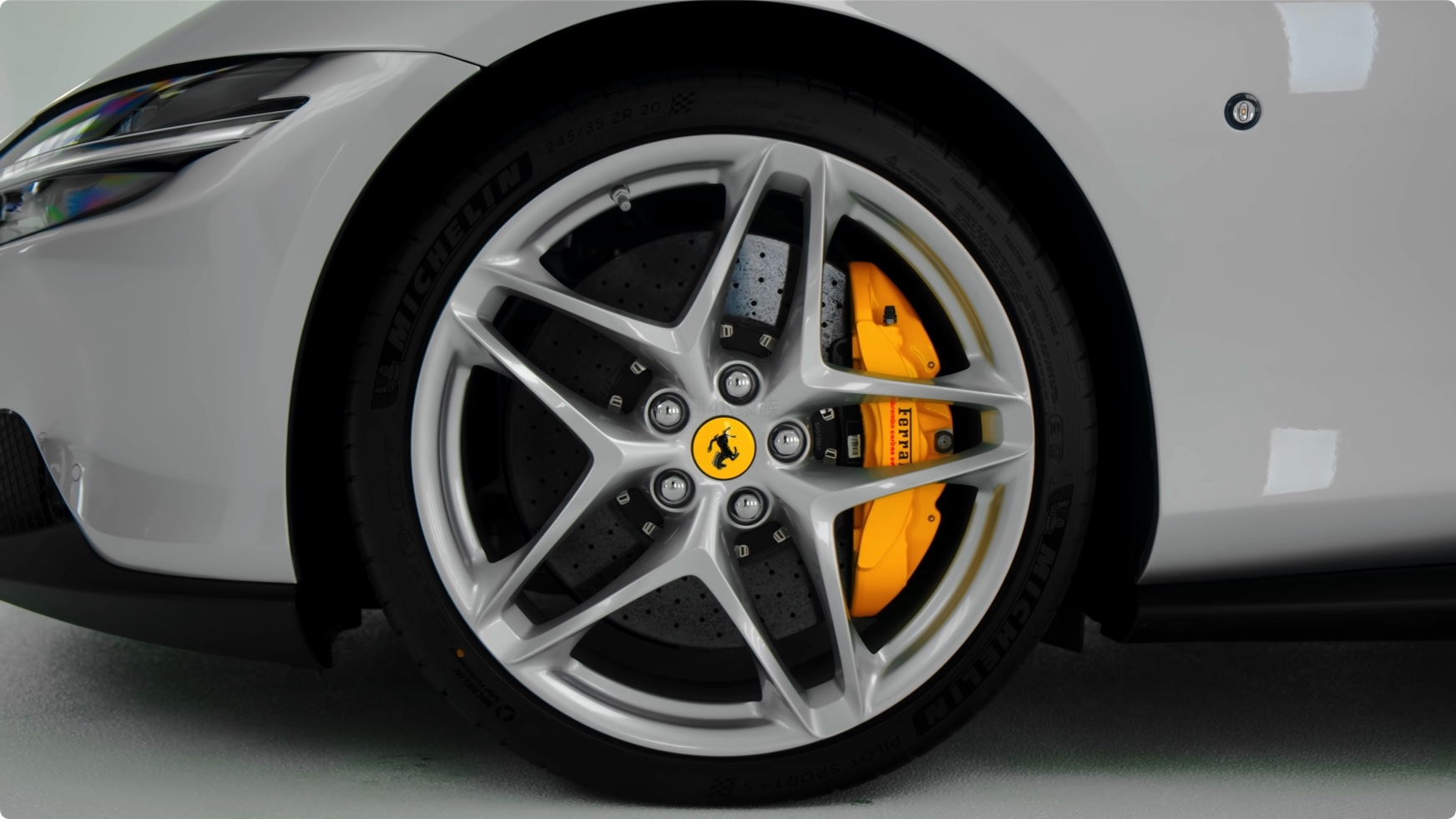 漂亮跑车4k演示片视频 2021 法拉利 Ferrari Roma 1