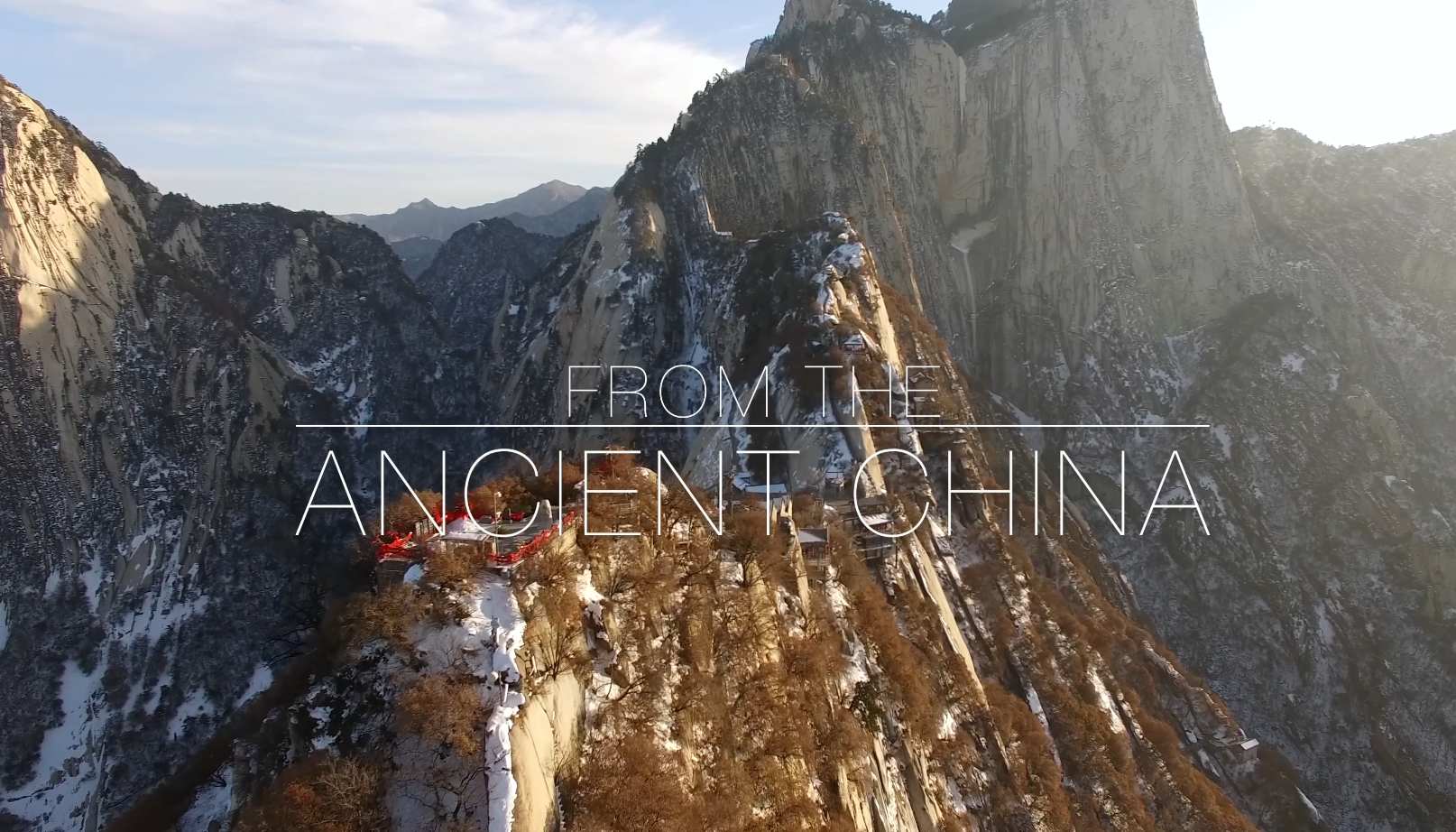4K航拍 华山 风景视频 5