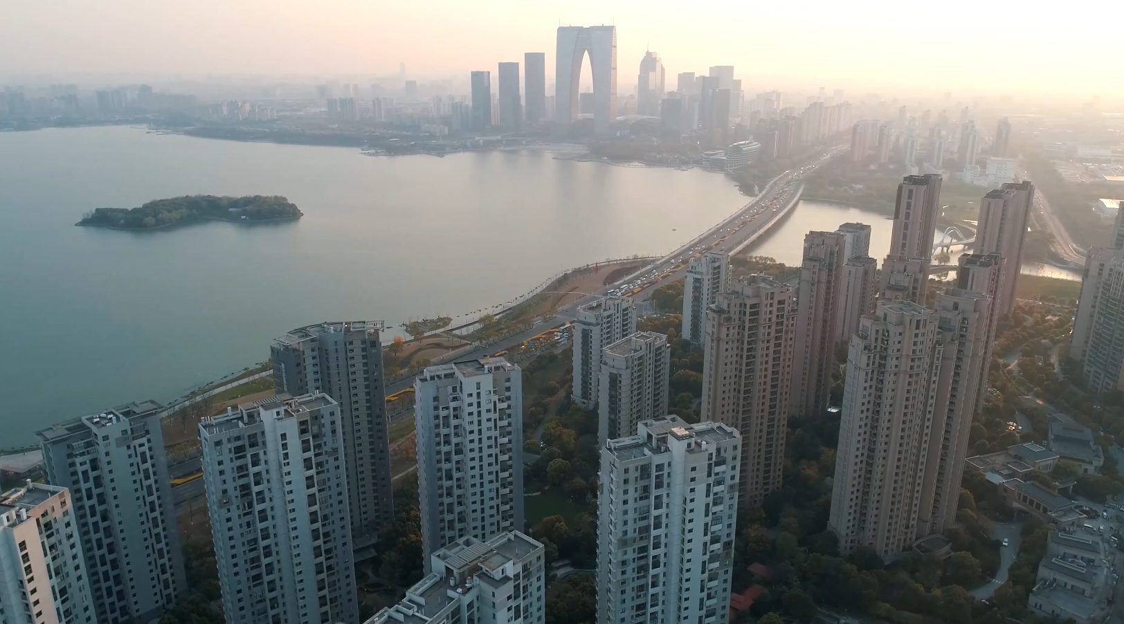 苏州鸟瞰 超清4K视频 3